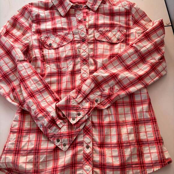 REI Co-op Women's Sahara Plaid Long-Sleeve Western Snap-Front Shirt - Picture 6 of 7